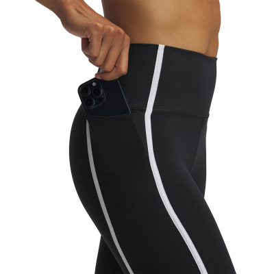 Leggings Under Armour Meridian Piped Ankle, për femra, masa M, të zeza me të bardha