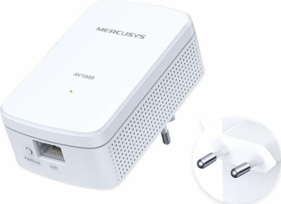 Adapter PowerLine TP-LINK MP500 KIT, 1000 Mbit/s, Ethernet, i bardhë