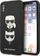 Kapak telefoni Karl Lagerfeld KLHCPXSAKICKCBK për iPhone X / XS, hardcase Saffiano Ikonik Karl dhe Choupette, i zi
