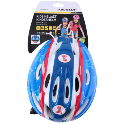 Helmë biçiklete për kalamoj Dunlop, e rregullueshme 48-52cm, blu