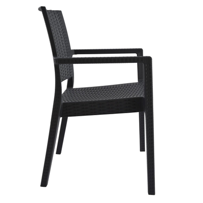 Karrige me krahë, polipropilen, 57×55,5×89 cm (HM5134.01), gri