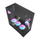 Kuti kompjuteri DarkFlash, PSU 700W, 6 ventilatorë RGB, e zezë
