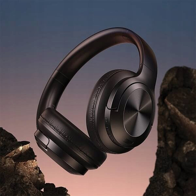 Kufje pa tela USAMS US-YH Series, Bluetooth 5.3, 40mm, bezhë