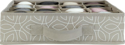 Organizues sirtari Organizer Collection, 16 ndarje, 31x31x8.5cm, polipropilen, gri