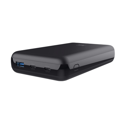 Powerbank Trust Laro, 100W, 2x USB C, 1x USB A, i zi