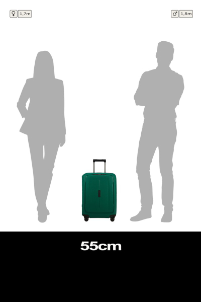 Valixhe Hard Me 4 Rrota Samsonite Essens 55/20 Ngjyrë Jeshile E Errët
