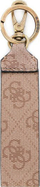 Set portofol dhe varëse çelsash Guess Vezzola, material tekstili, logo 4G, bezhë, për burra