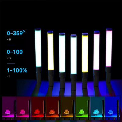 Dritë LED RGB Ulanzi VL360, shufër ndriçimi, dritë e vazhdueshme, e zezë