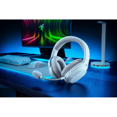 Kufje gaming Razer Barracuda X 2022, wireless, Bluetooth, të bardha