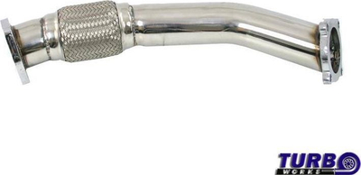 Downpipe TurboWorks AUDI VW 1.8T FWD, çelik inox, DECAT