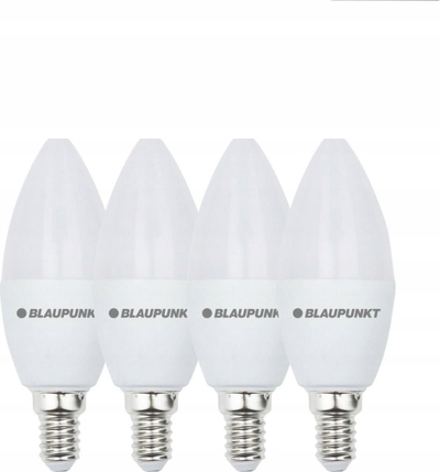 Llampë LED Blaupunkt Candle E14, 7W 680lm, 4000K, e bardhë