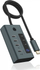 HUB USB Icy Box IB-HUB1454-C31, 4 porta USB Type C, 24W, blu-gri