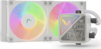 Ладилник за процесор со вода Valkyrie V240 Lite, 240 mm, all in one, бел