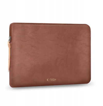 Çantë laptopi Tech-Protect Fleece, 15-16\", kafe