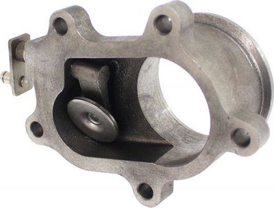 Downpipe turbo CN-AT-055 T3 T4, 5 bolt-a, V-Band 2.5", gri