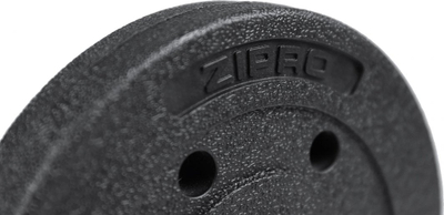 Peshë fitnesi Zipro, 1.25 kg/31 mm, e zezë