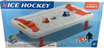 Loja tavolinë Air Hockey Gazelo 90502, 76 x 37 cm, për fëmijë, e bardhë kuqe