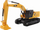 Lodër eskavator Diecast Masters CAT 336, RC, shkallë 1:35, i verdhë