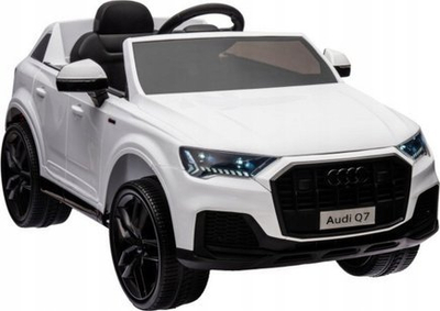 Makina elektrike për fëmijë Leantoys Audi Q7, me bateri, e bardhë