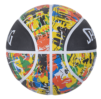Top basketbolli Spalding / Rainbow Grafiti - 84-327Z, shumëngjyrësh, nr.7