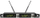 Sistem mikrofonash pa tel Avtek WM 2B, 2 transmetues bodypack, True Diversity, Rack 19", i zi