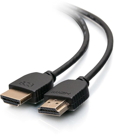 Kabllo HDMI C2G Plus Series, 2ft, High Speed 4K, e zezë