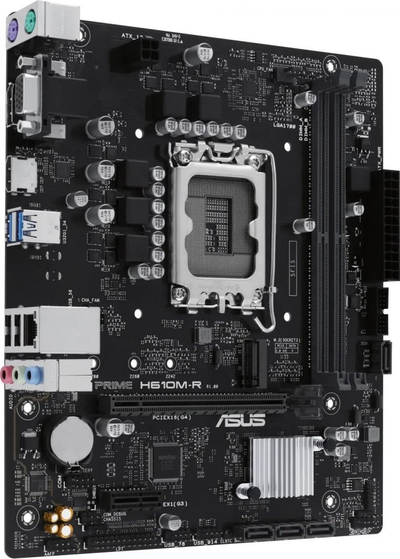 Pllakë amë Asus PRIME H610M-R OEM, Intel H610, Socket 1700, 2 slota, Micro ATX