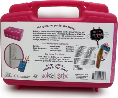 Set kreativ Wikki Stix Create and Decorate, 144 shkopinj fleksibël, aksesorë dekorativë, shumëngjyrësh