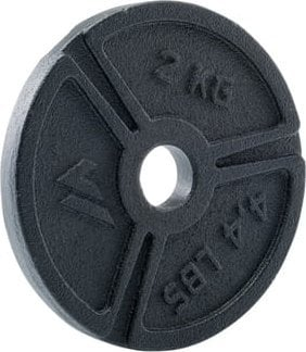 Pllakë peshe Martes Weight Plate 2kg, diametër 28mm, gri