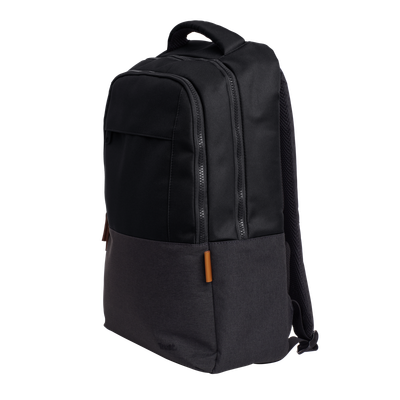 Çantë shpine Trust Lisboa 16", 23L, kundër tronditjeve, e zezë