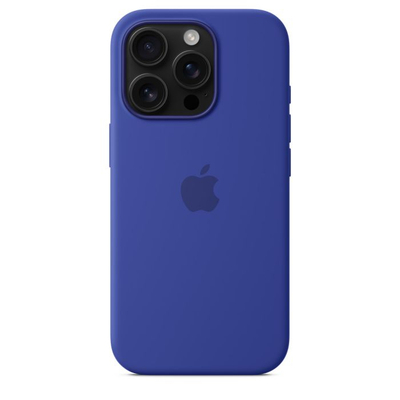 Apple iPhone 16 Pro Silicone Case with MagSafe, Ultramarine (Seasonal)