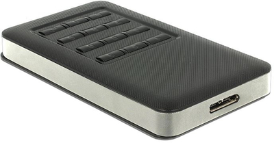 Kuti e jashtme SSD DeLOCK 42594, M.2 2230 2242, USB Type A, e zezë argjendi