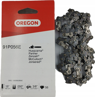 Zinxhir sharrë motorike Oregon 91P056E, 16" 40 cm, 56 hallka, metalik