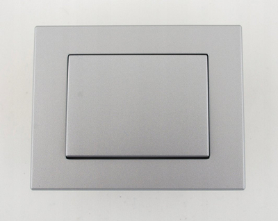 Çelës 2-way Vila VILMA XP500 WO/F MET, buton shtypës dhe çelës, argjend
