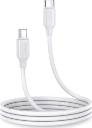 Kabllo USB C në USB C Joyroom A9, 60W PD QC, 1m, e bardhë