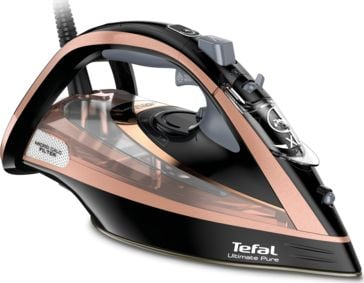 Hekur me avull Tefal Ultimate Pure FV9845E0, 3200W, goditje e fuqishme avulli, blu