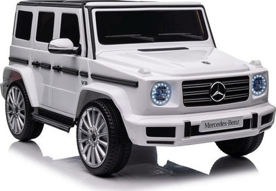 Makinë elektrike për kalamaj Mercedes G500 XMX627, 12V, 4x45W, e bardhë