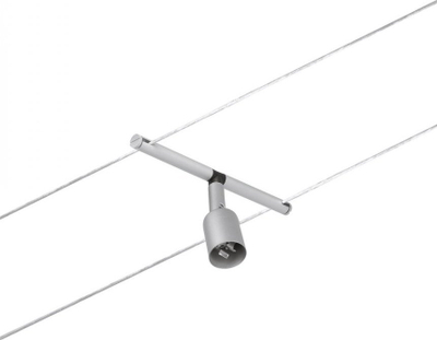Spot me kabllo Paulmann Wire Salt, rrotullues, krom mat