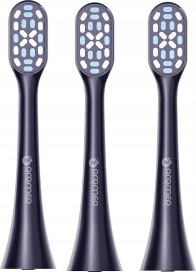 Koka rezervë për furçë dhëmbësh Oromed Oro Smile, set me 3 copë, sonike, blu navy