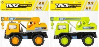 Lodër kamion vinç Mega Creative Crane Truck, plastik, me pjesë që lëvizin, shumëngjyrësh