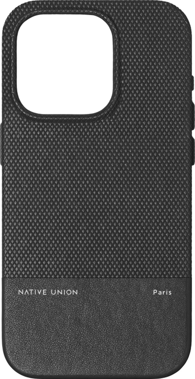 Kapak telefoni Native Union RE Classic Case për iPhone 15 Pro, i fortë ndaj rënieve, i zi