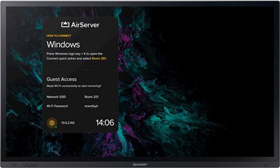 Panel interaktiv Sharp PN-LA862, 86", 4K UHD, i zi