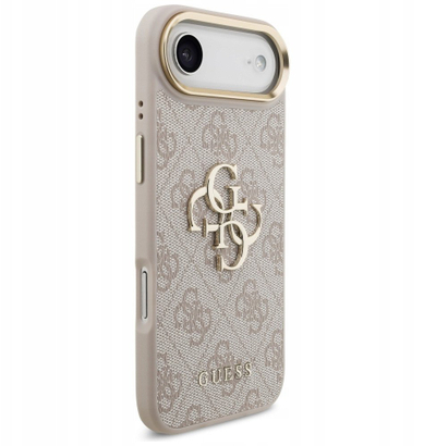 Mbrojtëse telefoni Guess Hardcase 4G, për iPhone 17 Pro, rozë
