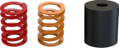 Set aksesorësh MOZA Racing RS17 SR-P, 2 susta, 1 damper, e zezë