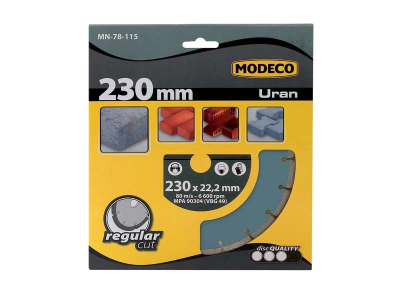 Disk prerës Modeco URAN MN-78-112, 115mm, segment diamant