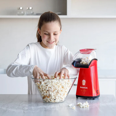 Aparat kokoshkash Taurus Pop´N´Corn 968.375, 1100W, elektrik, i kuq
