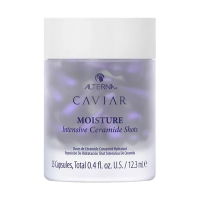 Ampula flokësh Alterna Caviar Moisture Ceramide Shots, trajtim intensiv, 25 copë