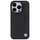 Kapak telefoni BMW Leather Textured Stripe për iPhone 15 Pro 6.1", lëkurë, i zi
