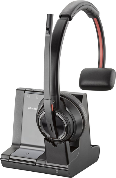 Kufje POLY Savi 8210-M Office, Single-Ear, DECT, 180m rreze, e zezë