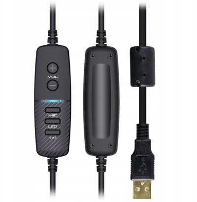 Kufje gaming Yenkee YHP 3035 Shadow, 7.1 surround, USB, me RGB